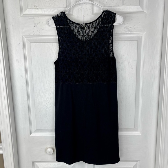 Intimately Free People Black Sleeveless Polka Dot Floral Lace Tunic - Picture 4 of 10